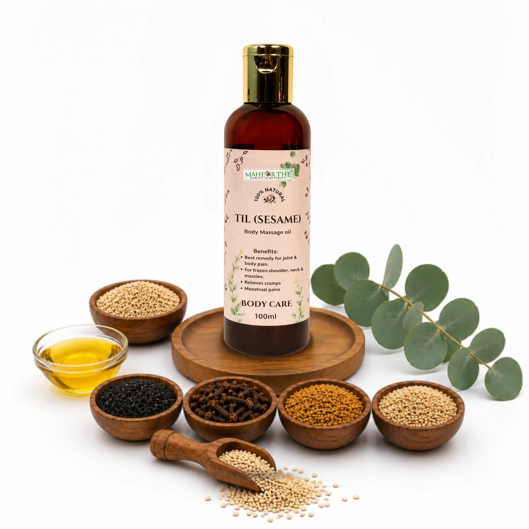 Sesame (Til) Body Massage Oil (100 ml)